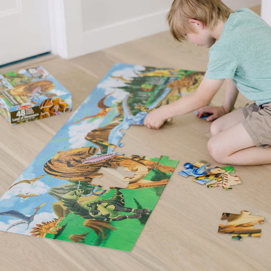 Land of Dinosaurs Floor Puzzle - 48 Pieces