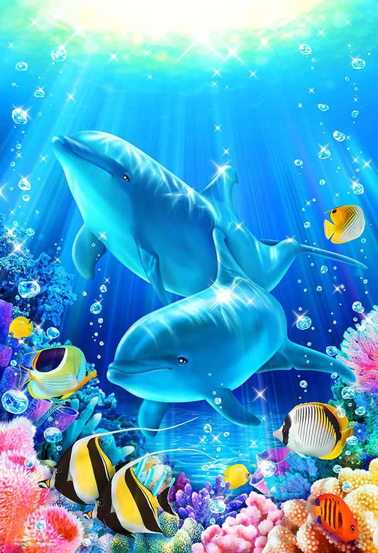 BEVERLY 83-122 Jigsaw Puzzle Dolphin Smile 300 Pieces