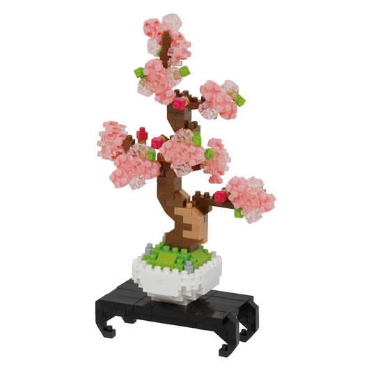 KAWADA Nbh-225 Nanoblock Bonsai Sakura Cherry Blossoms