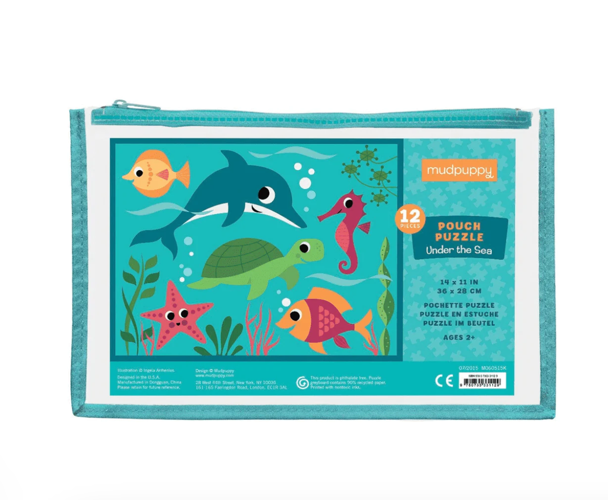 Mudpuppy 12 Piece Pouch Puzzle