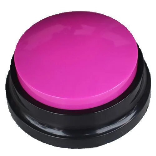 Voice Recording Button Dog Buttons for Communication Pet Training Buzzer 30 Second Record Playback Funny Gift for Study Office ShopOnlyDeal