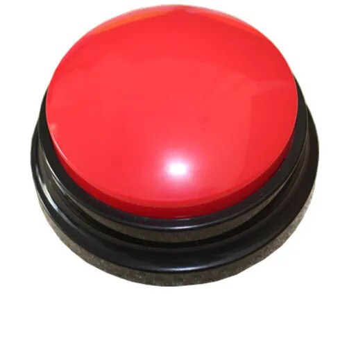 Voice Recording Button Dog Buttons for Communication Pet Training Buzzer 30 Second Record Playback Funny Gift for Study Office ShopOnlyDeal