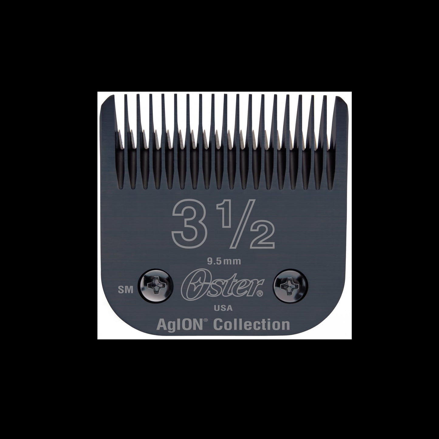 Oster Size3.5 metal Clipper Blade for Classic 76 - 3/8" / 9.5mm (equivalent of plastic size3)