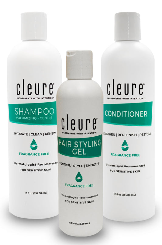 Hair Care Trio (Shampoo, Conditioner, Hair Gel)