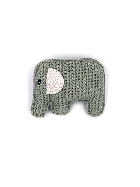 Organic Elephant Rattle