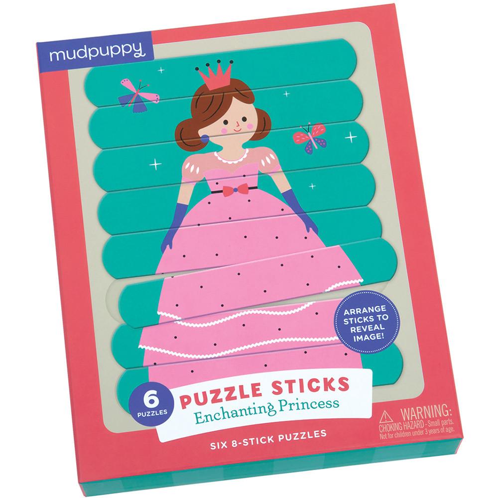 Mudpuppy Puzzle Sticks Enchanting Princess - Tadpole