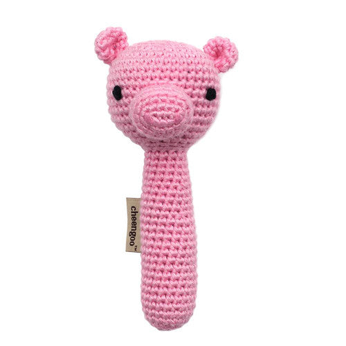 Cheengo Pig Rattle