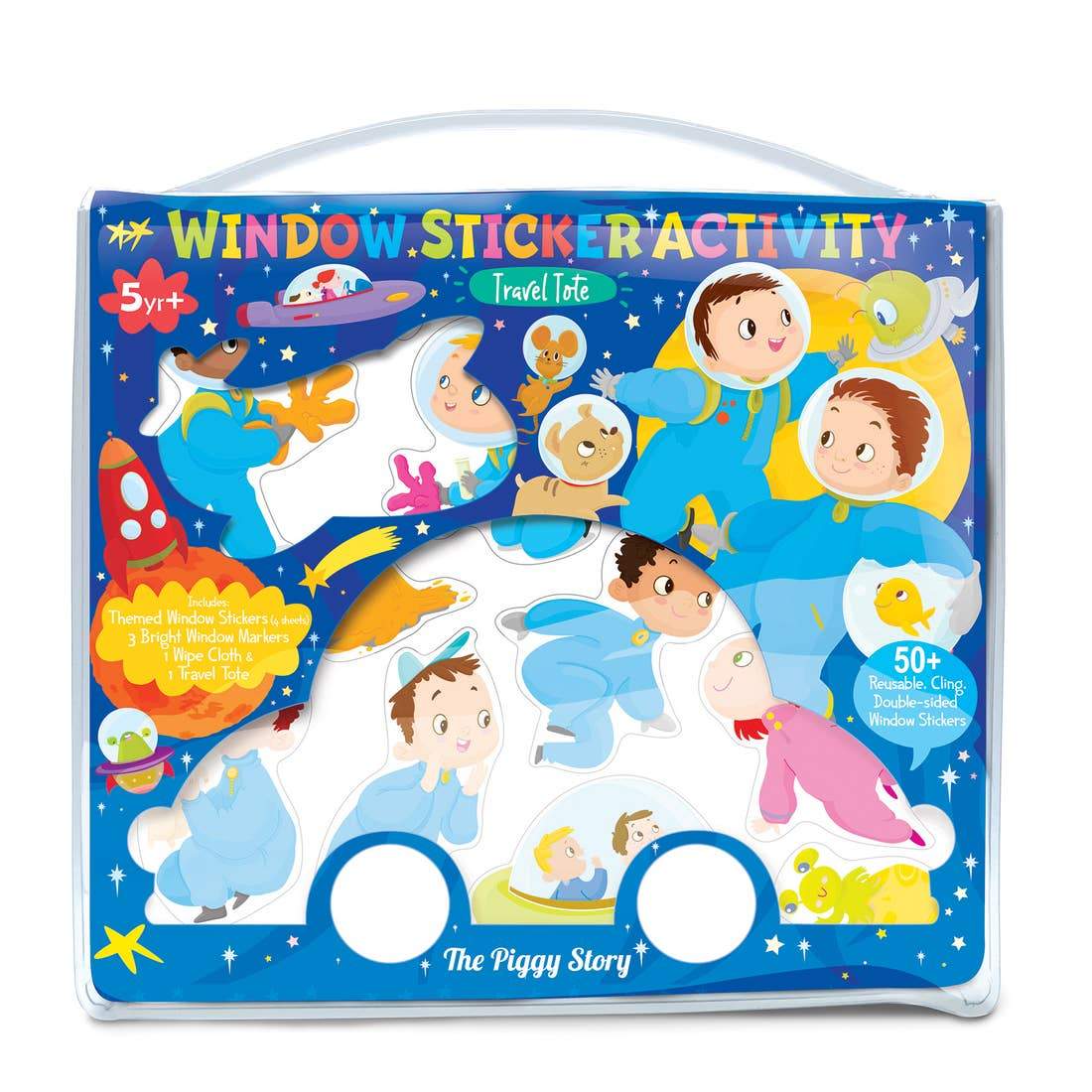 Piggy Story Window Sticker Activity
