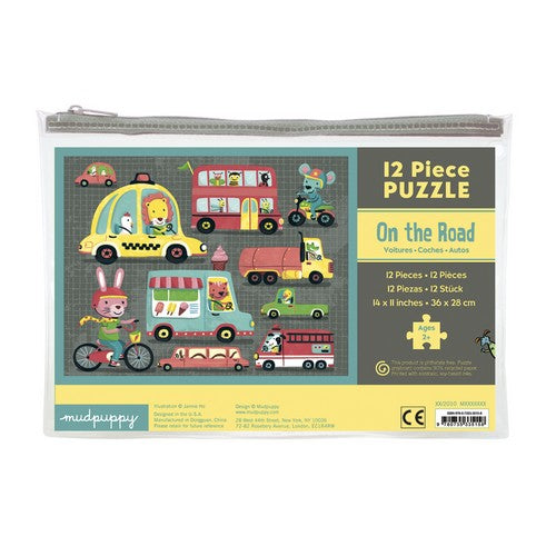 Mudpuppy 12 Piece Pouch Puzzle